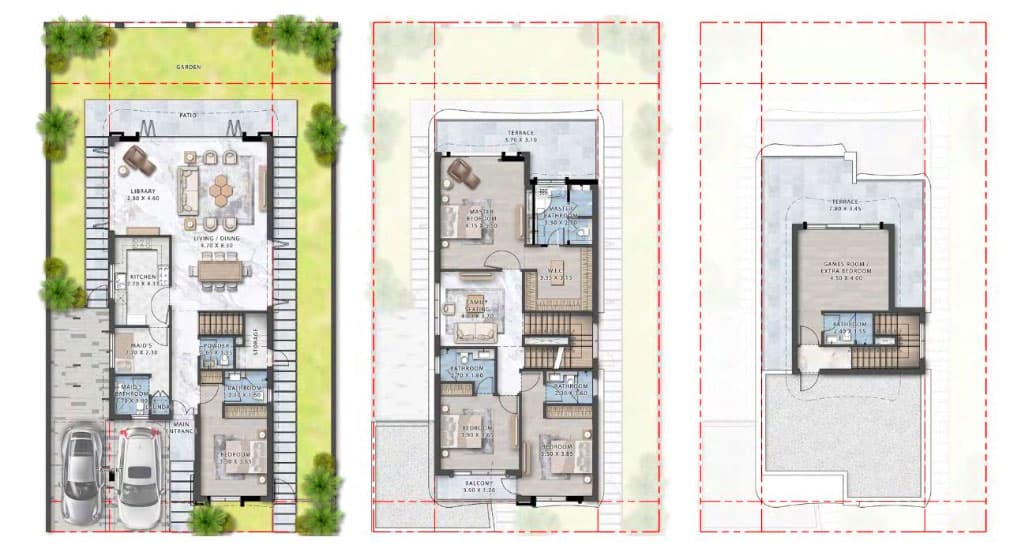 3-6 Bedroom Villas