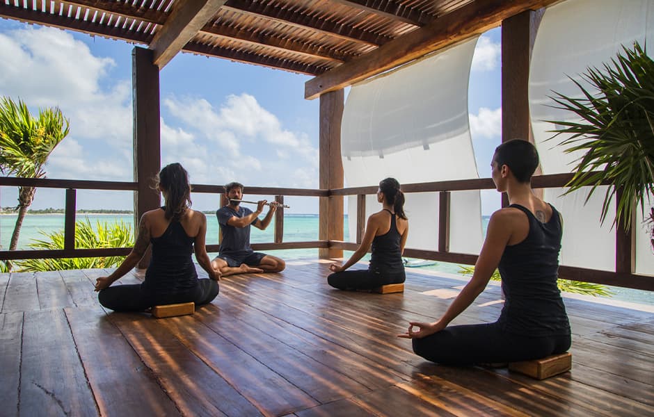 Yoga and Meditation zones